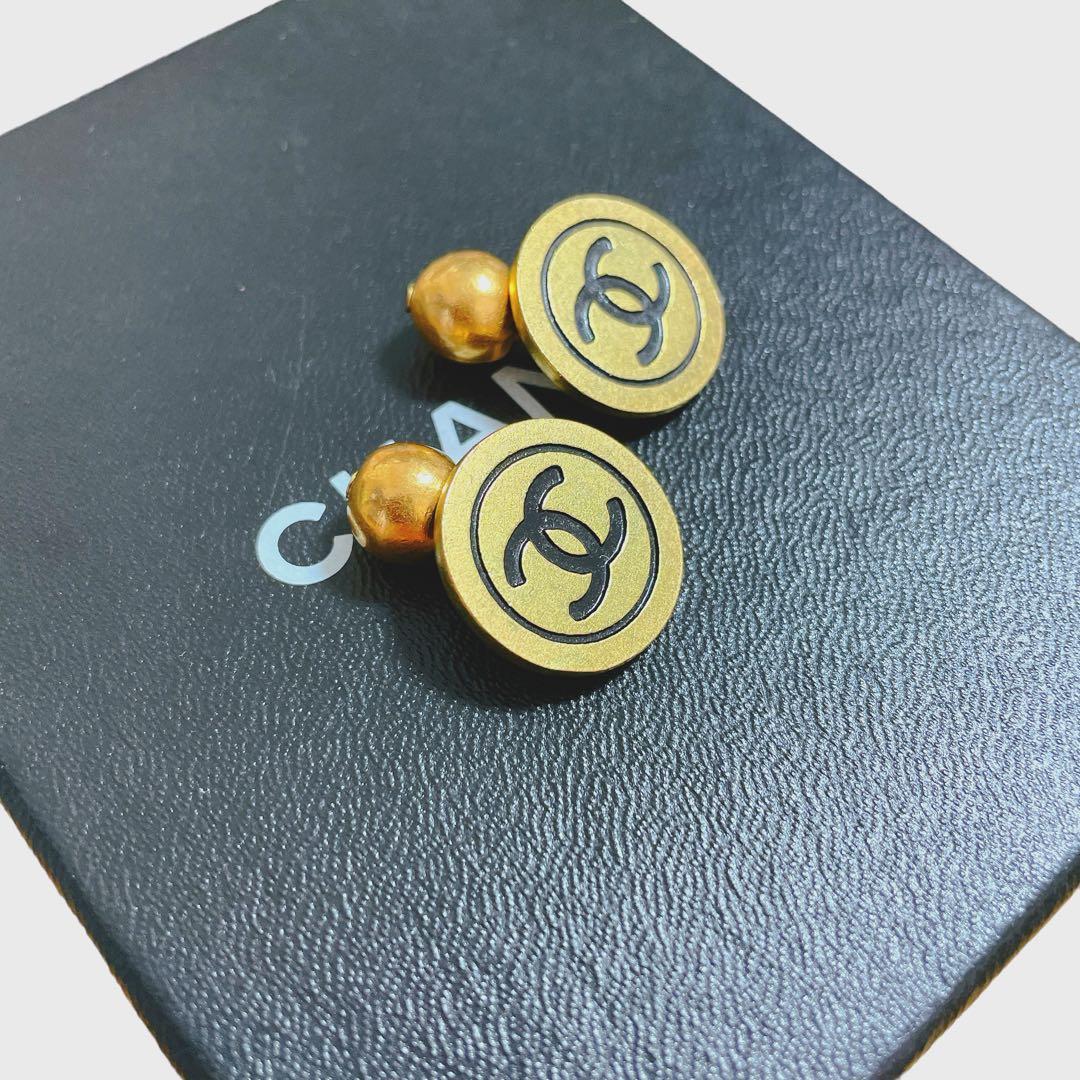 CHANEL シャネル正規カフスボタンココマークゴールド金属95P