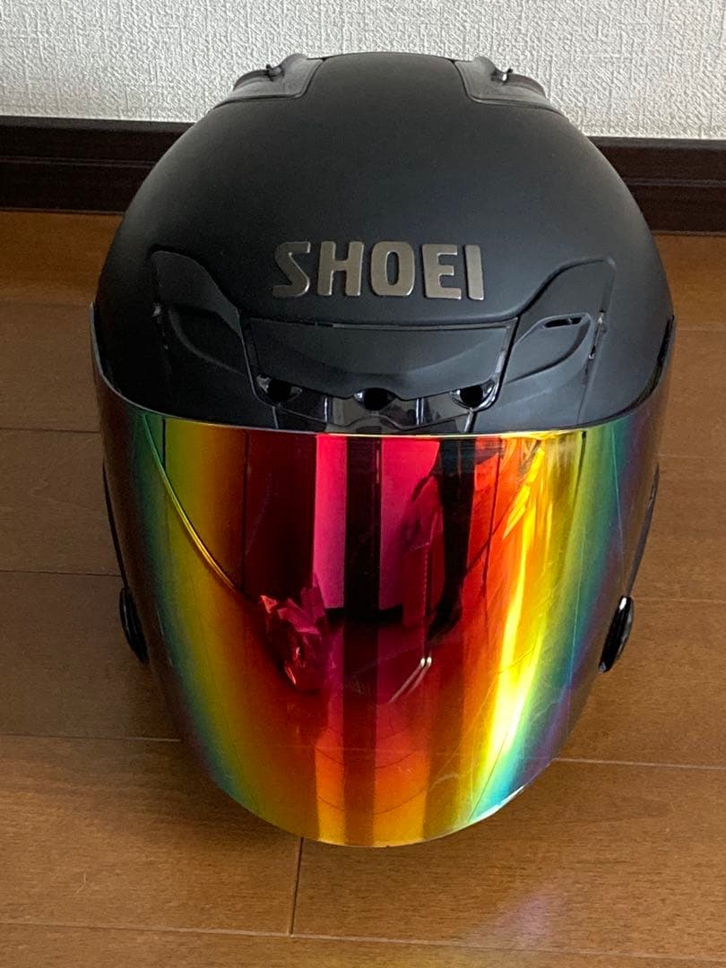 SHOEI ジェットヘルメット XL マットブラック ミラーシールド