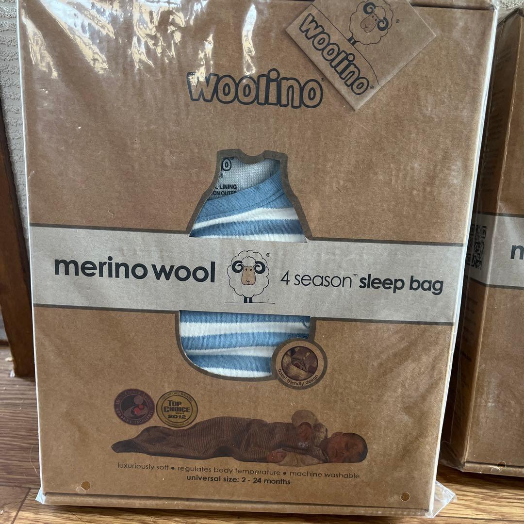 Woolino 4シーズン対応 スリーピングバッグ 2ヶ月-2歳用 メリノウール