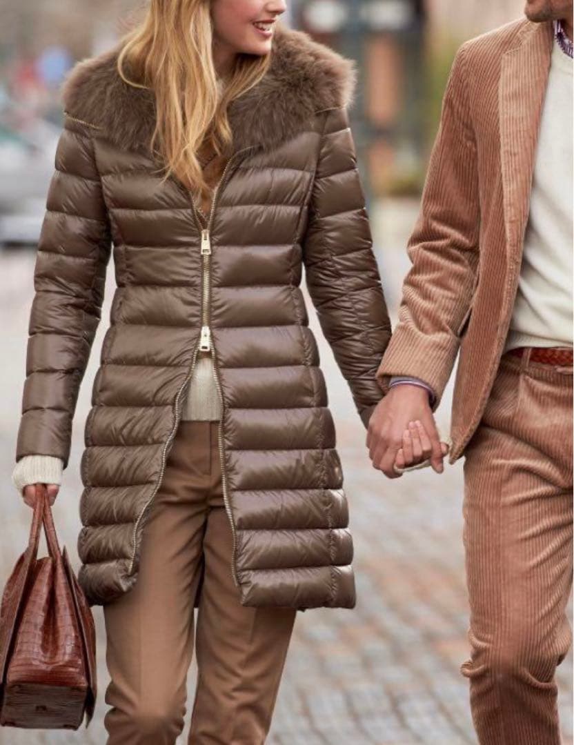 HERNO✨FOXファーダウンコート