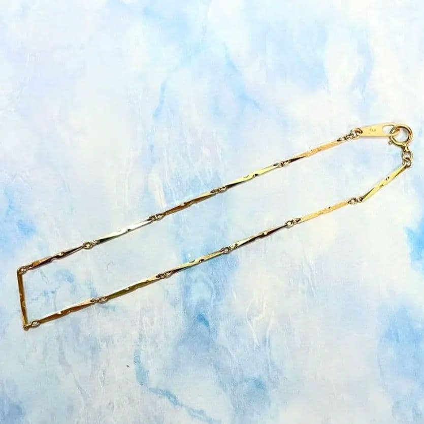 K18地金ブレスレット