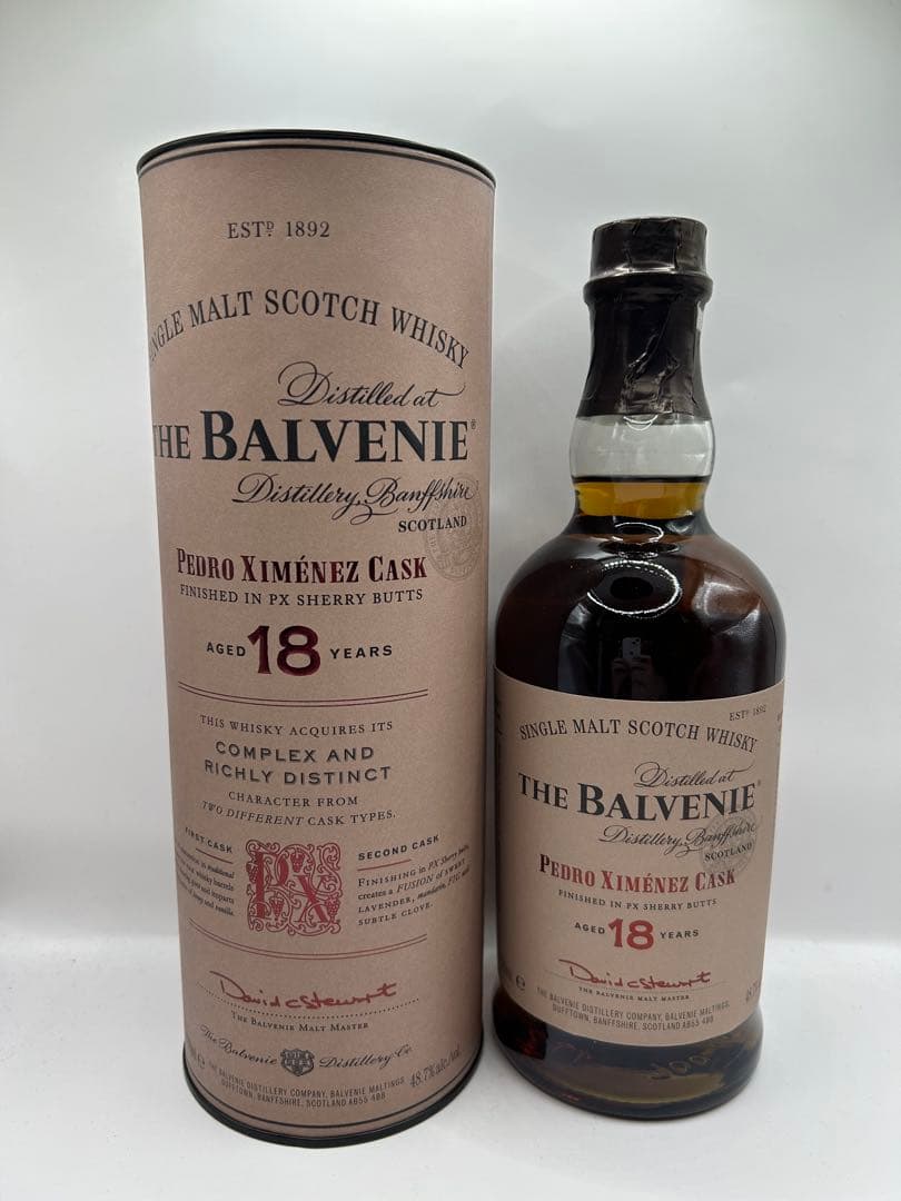 未開栓 バルヴェニー ペドロ・ヒメネス・カスク 18年