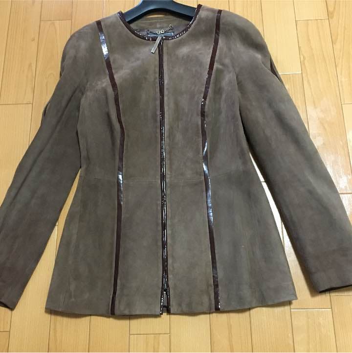 フェラガモ スエードジャケット