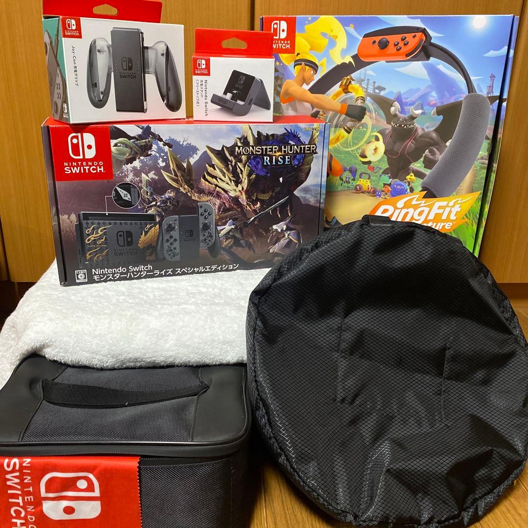 Nintendo Switchバッテリー強化版モンハンリングフィット