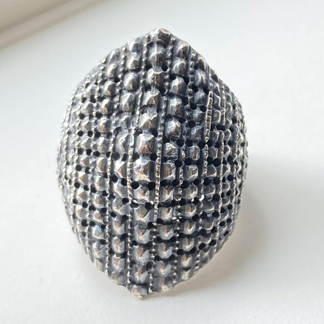 Ugo Cacciatori シルバー925 ラスターリング 指輪