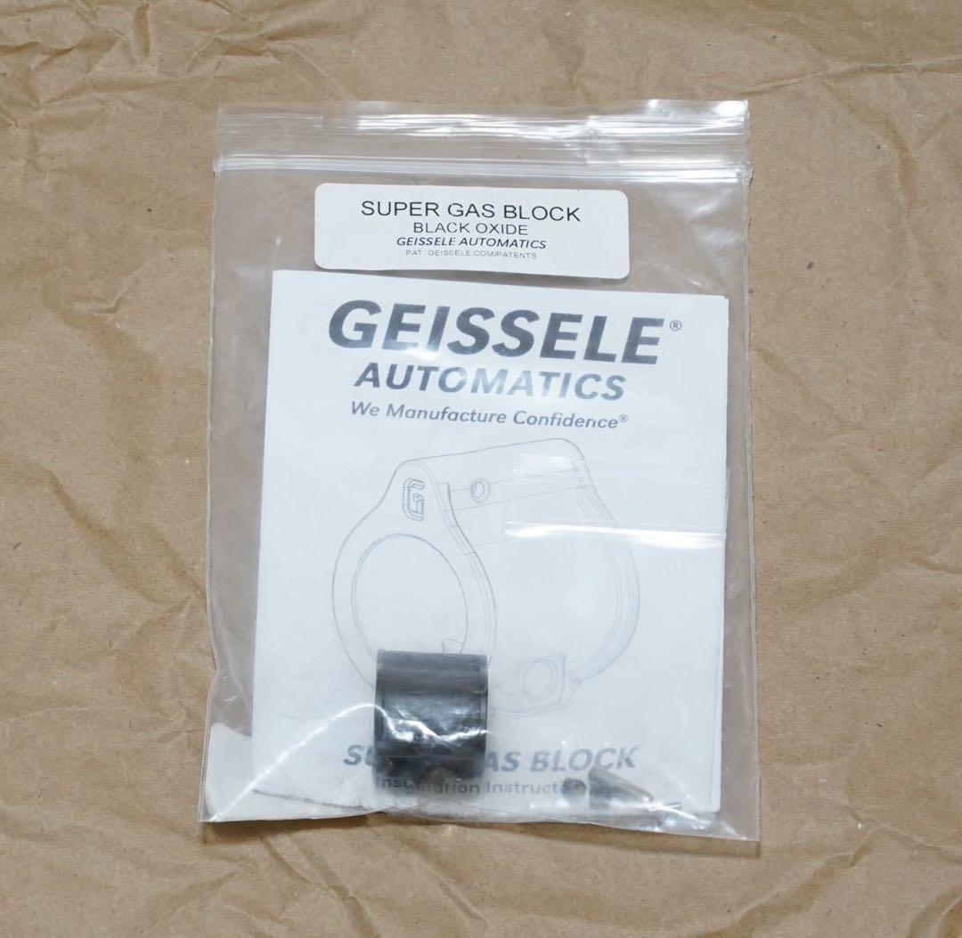 実物GEISSELE Super Gas Block Black 新品