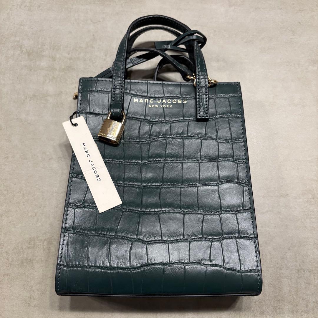 MARC JACOBS ダークグリーン ショルダーバッグ