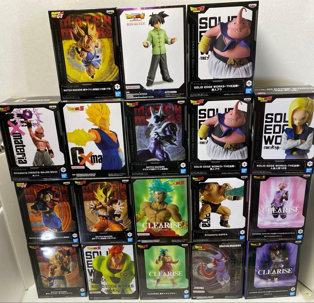 ドラゴンボールフィギュア18体＋ビジュアルアートプレートセット