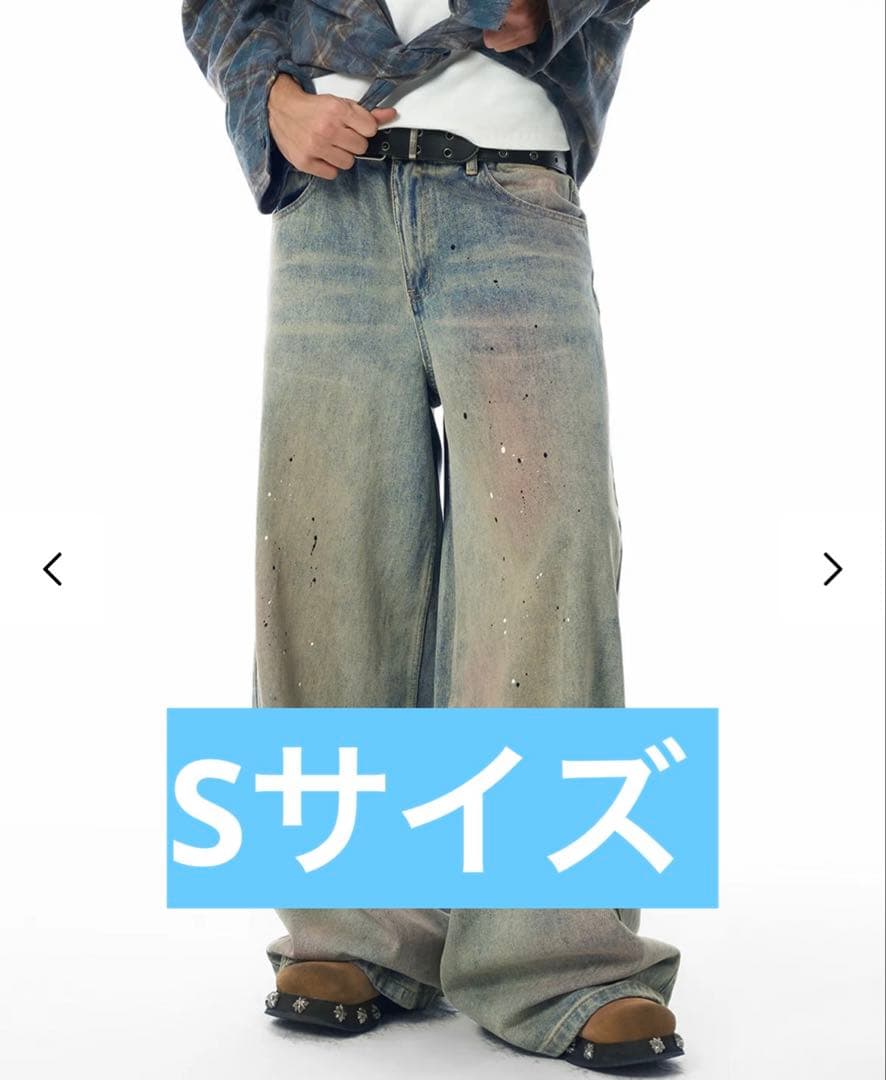 完売品】Menes JHYQ Dirty Baggy denim デニムパンツ
