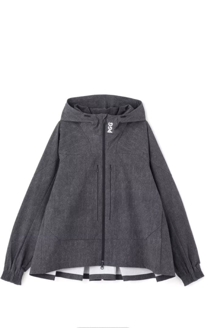 新品！【PGG】ナイロンタスランドビーストレッチ DENIM フーディジャケット