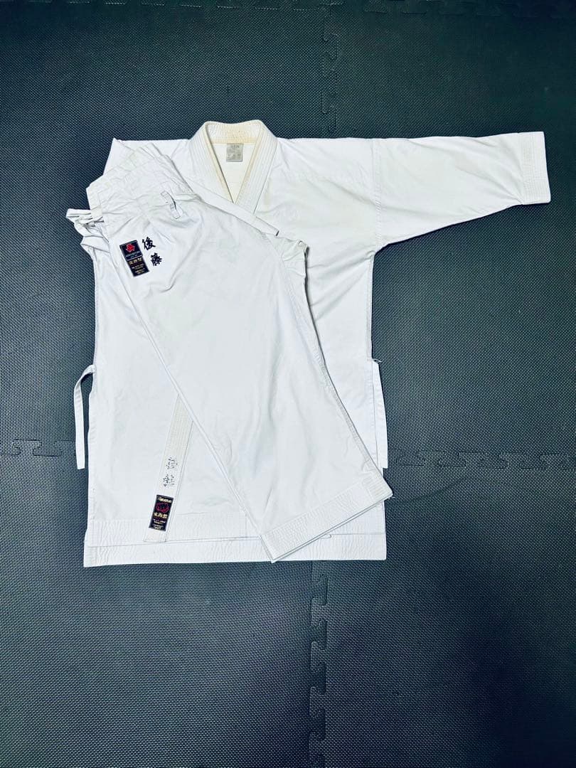 東海堂型用空手着閃特別仕立て襟袖裾極厚