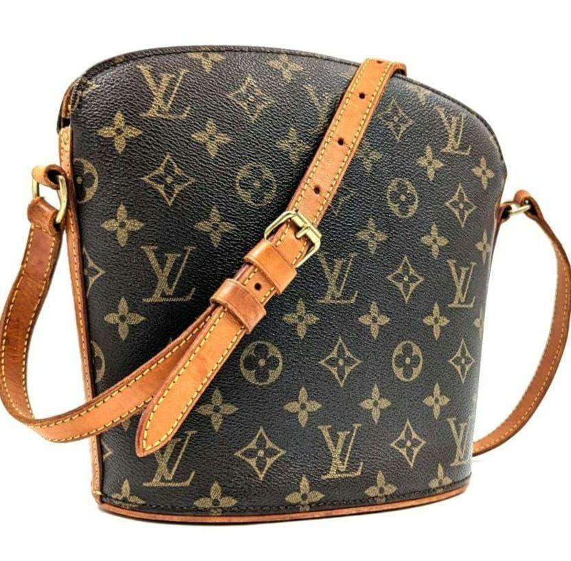 【美品】ルイヴィトン モノグラム ドルーオショルダーバッグ