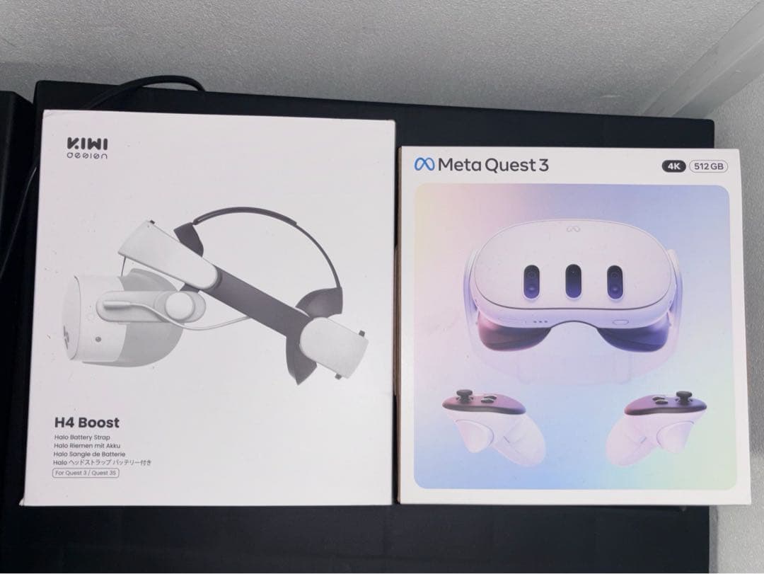 メタクエスト3 本体ヘッドストラップバッテリー付き