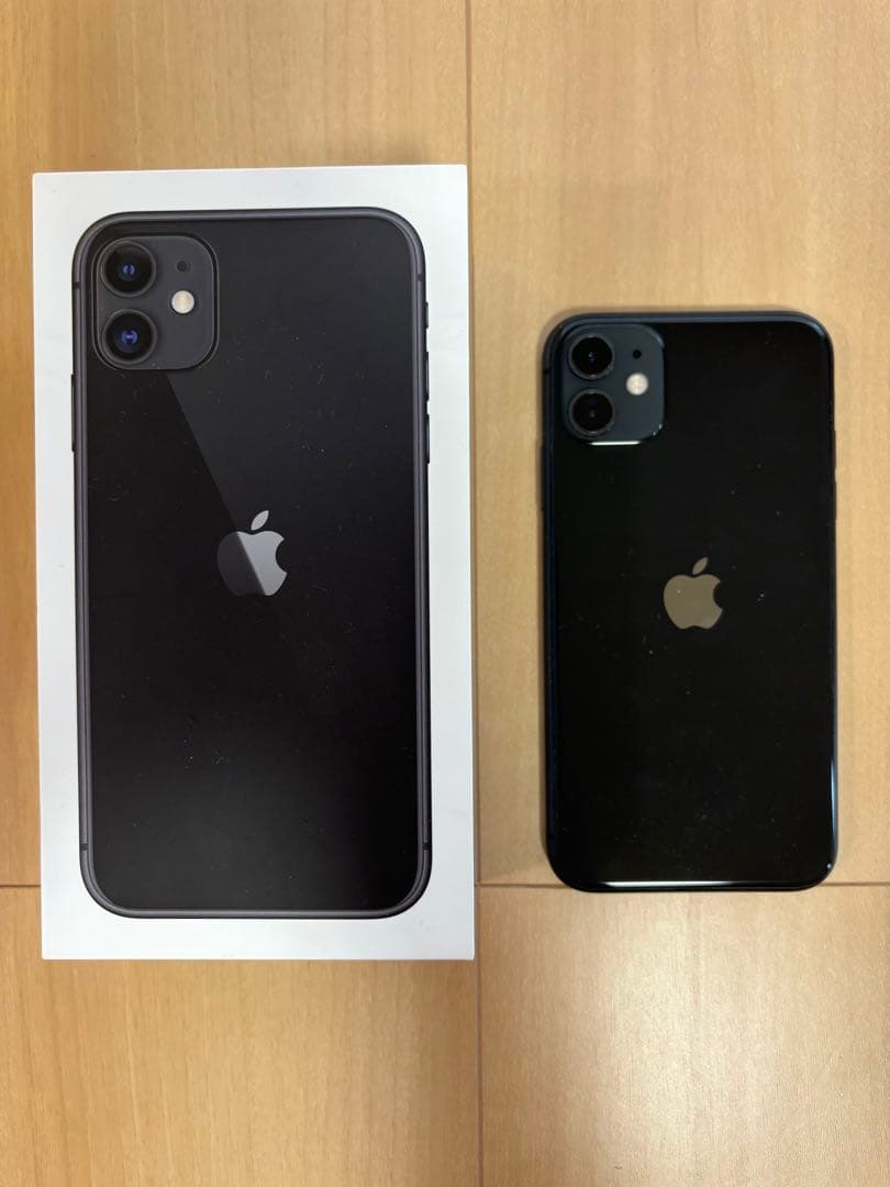 【中古美品】スマホiPhone 11 美品 128GB ブラック