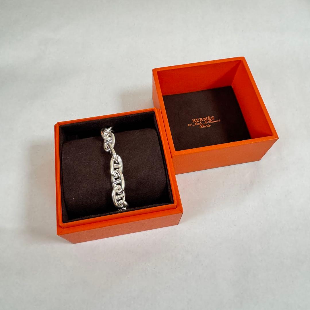 【新品未使用】 MM 13 コマ エルメス シェーヌダンクル ブレスレット