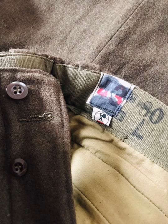 デッドストックフランス軍 ウールトラウザー サイズ43