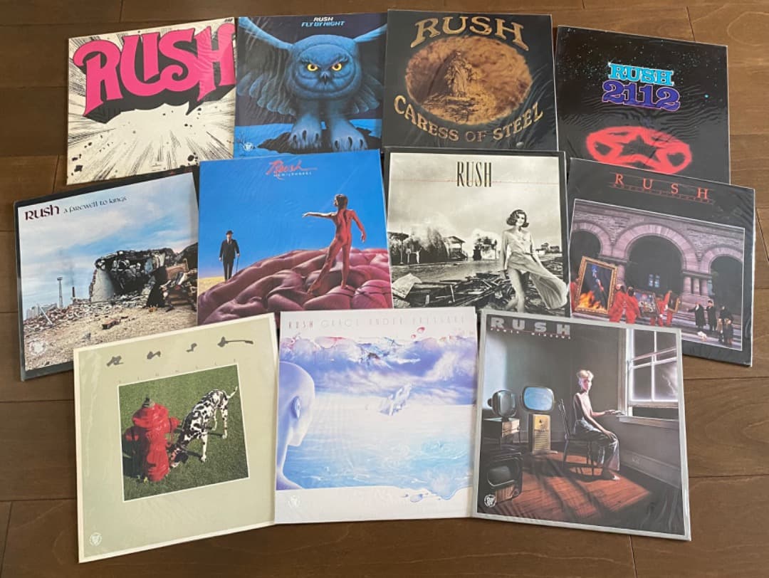 Rush LP Vinyl盤 11作品セット