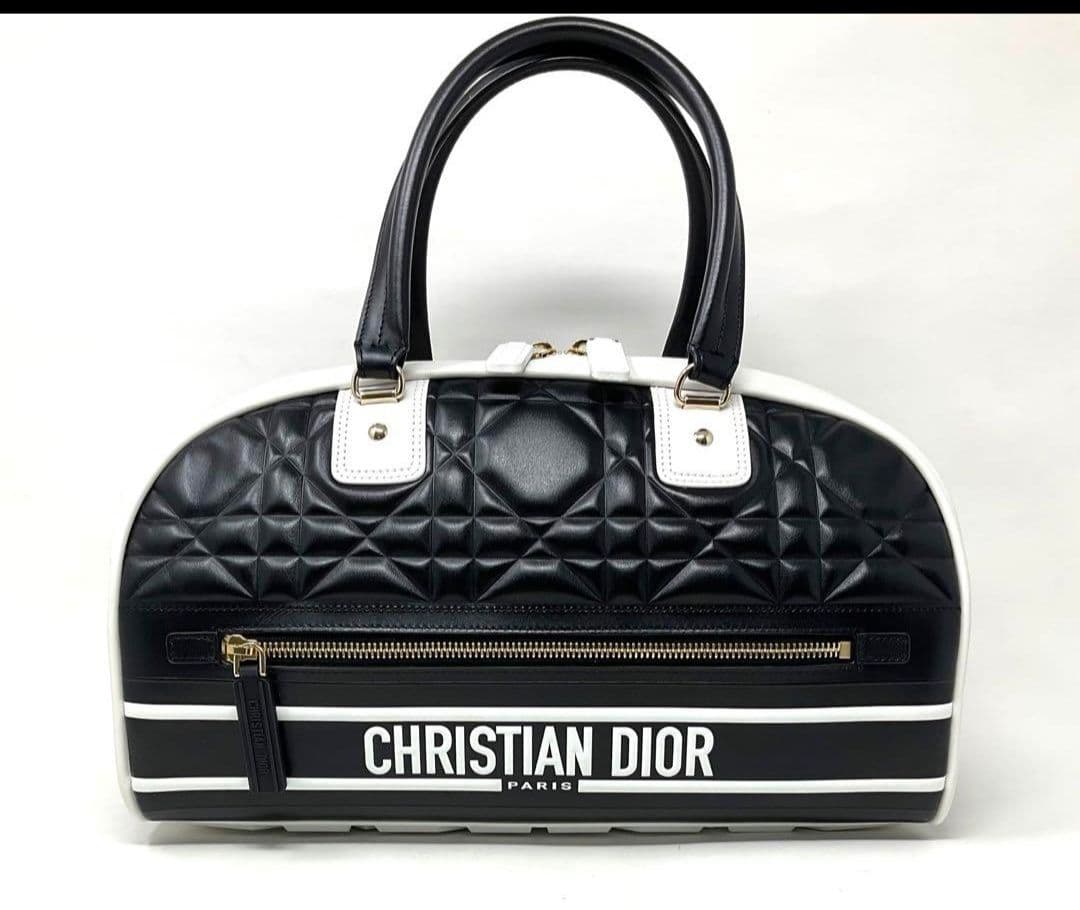 極美品ディオールヴァイブミディアム ボウリングバッグDIOR VIBE