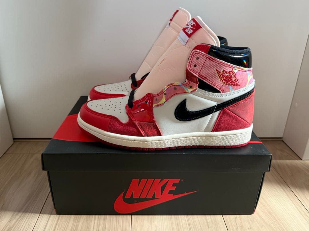 NIKE ジョーダン1 ハイ シカゴ スパイダーマン バース 25.5