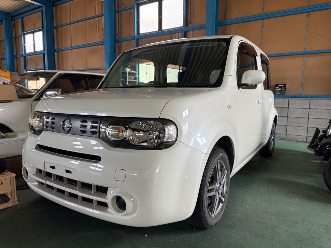 日産キューブインディゴプラズマHID 検無