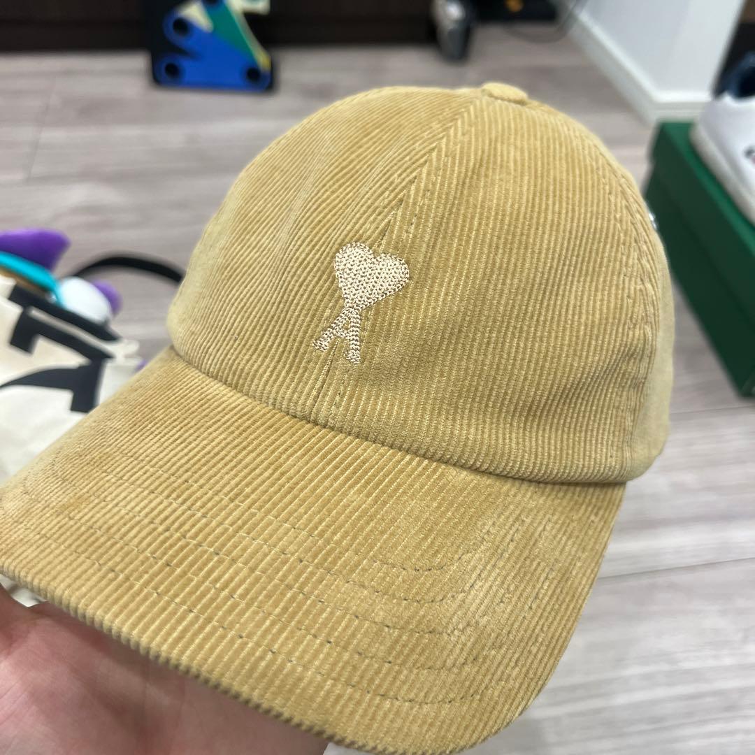 完全新品ami コーデュロイ ベースボールキャップ