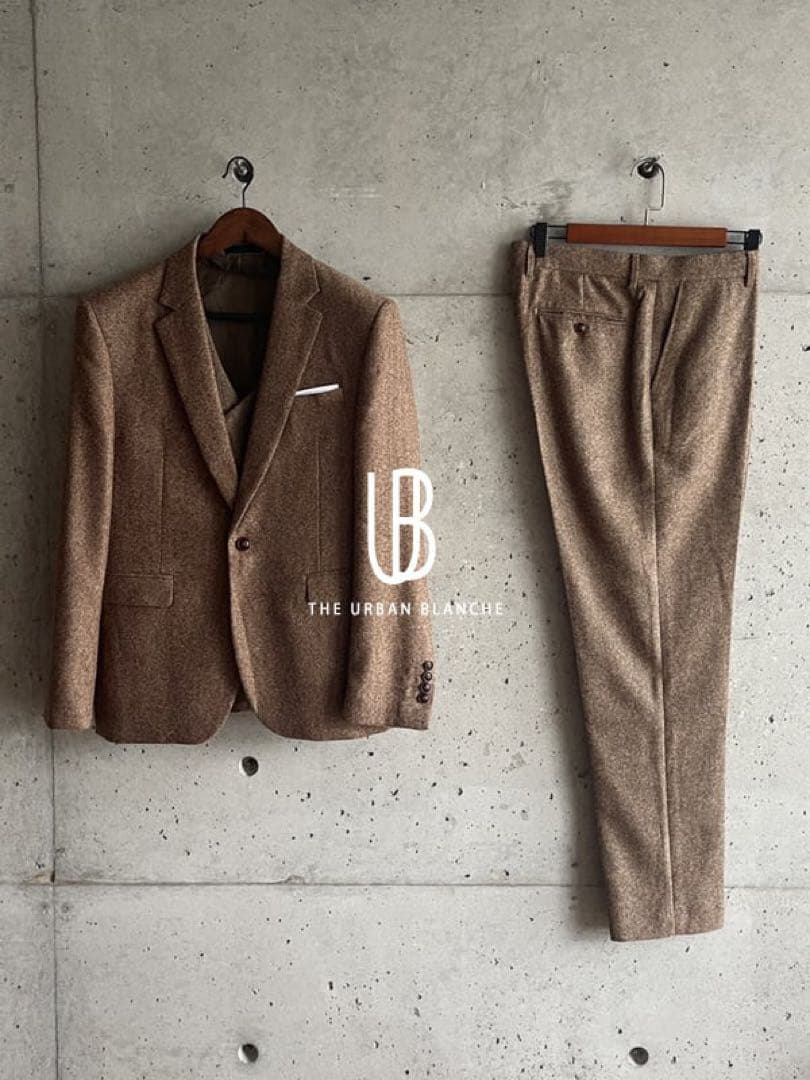 【美品】THE URBAN BLANCHE/ジャケット ベスト パンツ三点セット