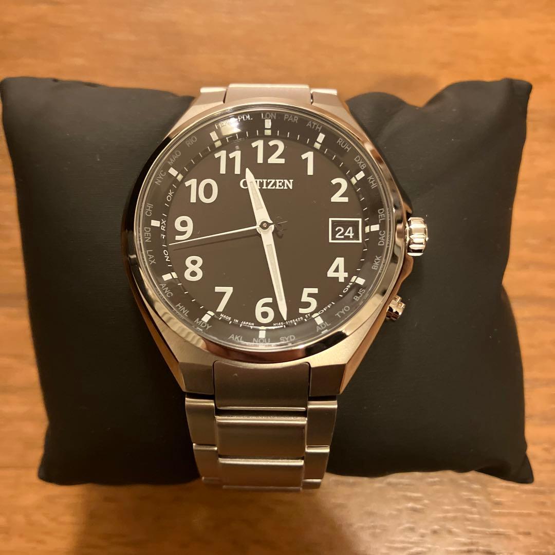 CITIZEN アテッサCB1120-50F 美品電波ソーラー時計