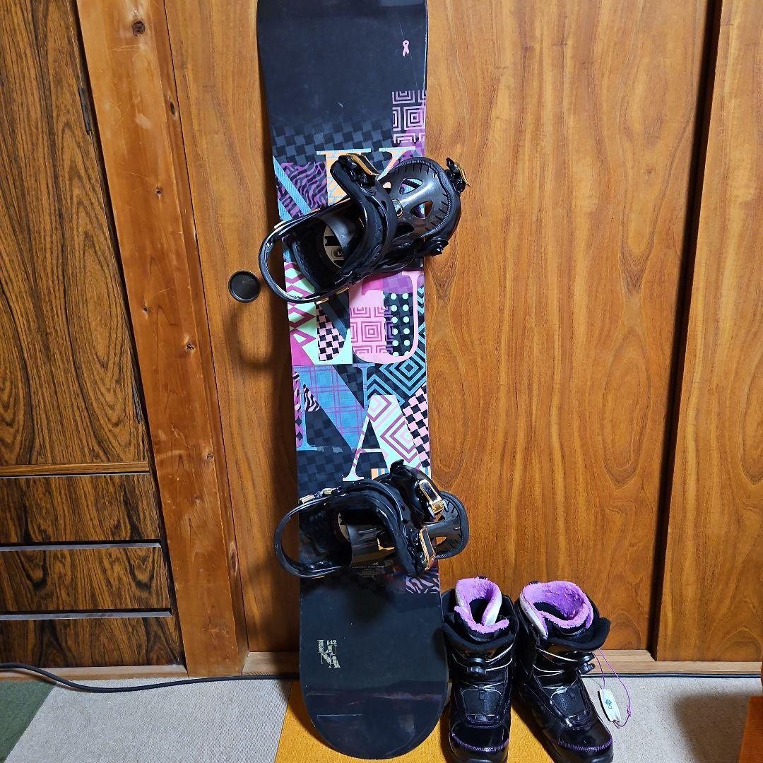 スノーボード板ビンディングブーツセット