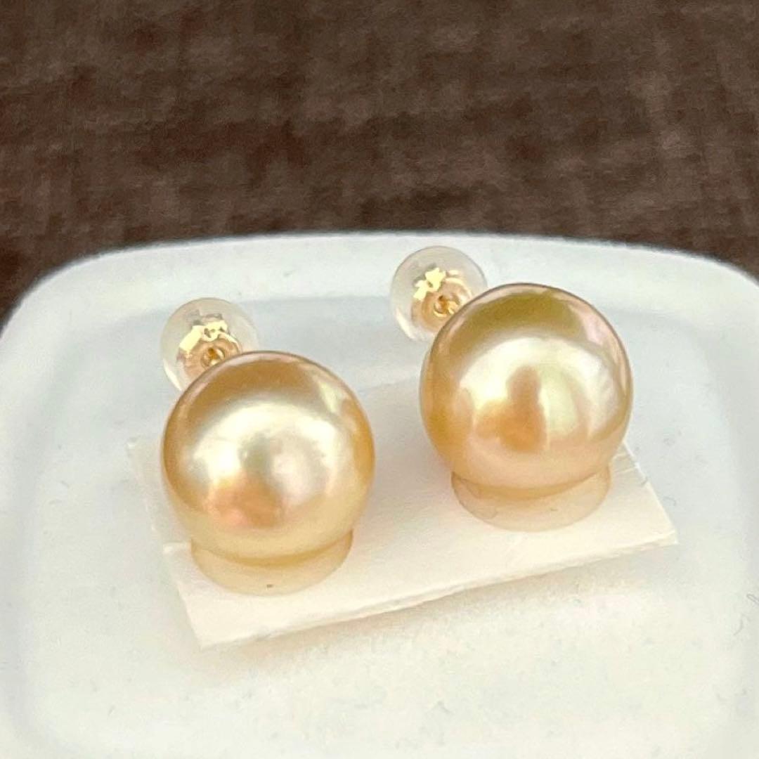 南洋白蝶真珠ピアス新品未使用